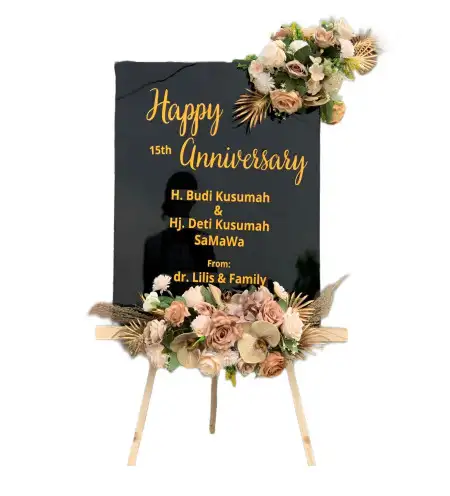 Papan Bunga Akrilik kadudampit